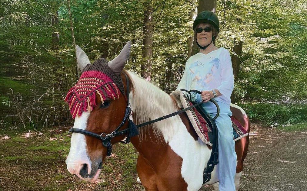 Fest im Sattel: Ursula Ottiger auf Dundee.