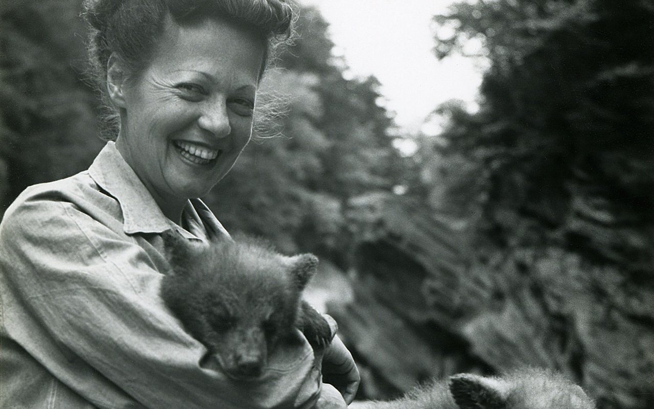 Ylla 1954 auf ihrer Indienreise.